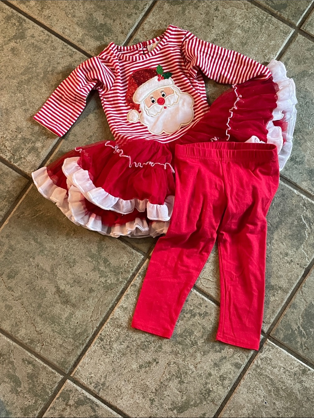 Emily Rose girls 2T Santa tutu Christmas outfit